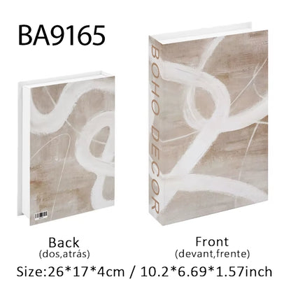 Luxury Fashion Fake Books Nooks Decorative Matisse Coffee Table Decoration Storage Box Bookshelf Bedroom Aesthetic Home Decor