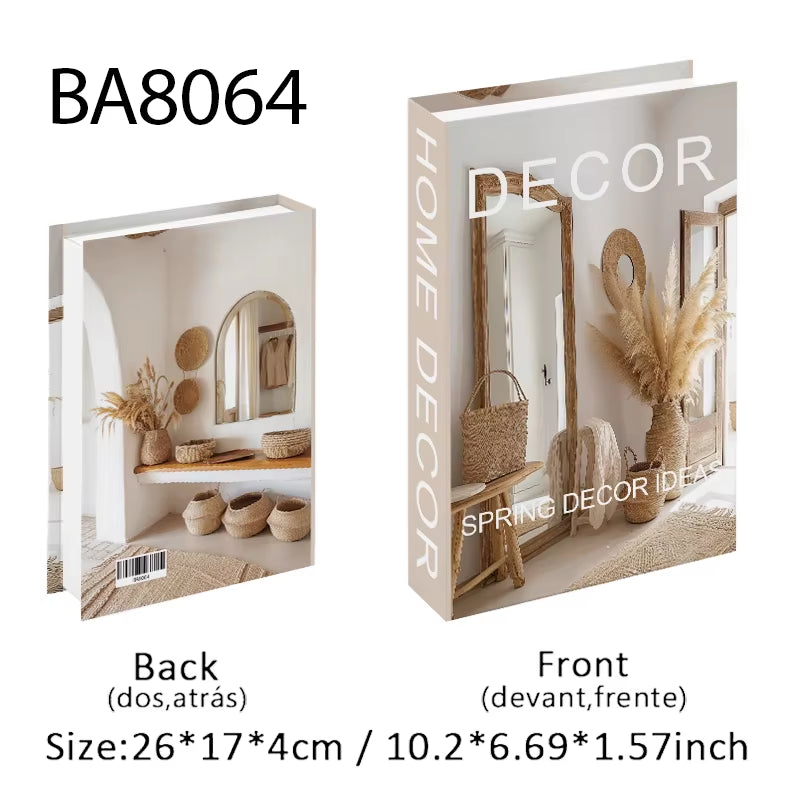 Luxury Fashion Fake Books Nooks Decorative Matisse Coffee Table Decoration Storage Box Bookshelf Bedroom Aesthetic Home Decor