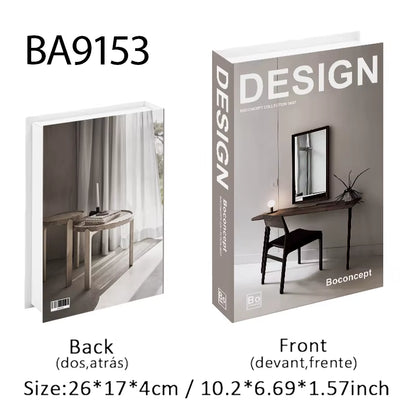 Luxury Fashion Fake Books Nooks Decorative Matisse Coffee Table Decoration Storage Box Bookshelf Bedroom Aesthetic Home Decor