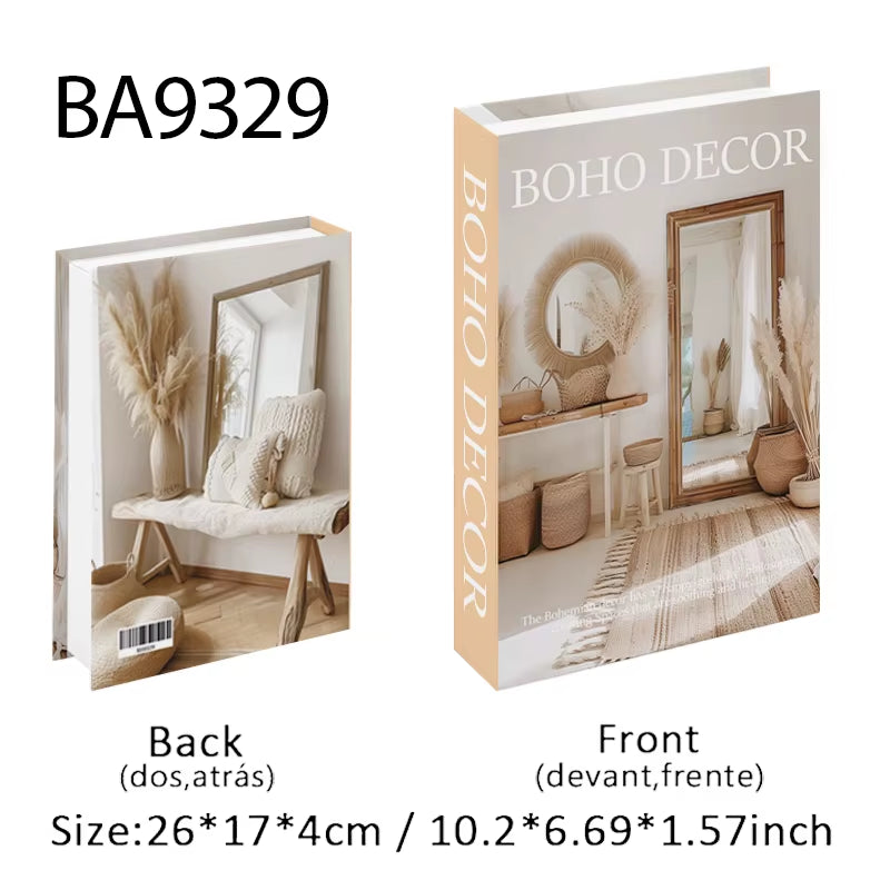 Luxury Fashion Fake Books Nooks Decorative Matisse Coffee Table Decoration Storage Box Bookshelf Bedroom Aesthetic Home Decor