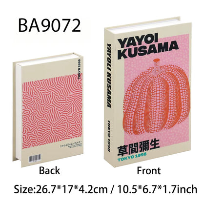 Luxury Fashion Fake Books Nooks Decorative Matisse Coffee Table Decoration Storage Box Bookshelf Bedroom Aesthetic Home Decor