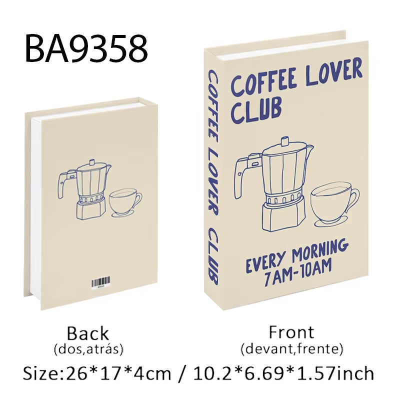 Luxury Fashion Fake Books Nooks Decorative Matisse Coffee Table Decoration Storage Box Bookshelf Bedroom Aesthetic Home Decor