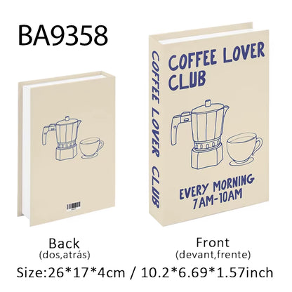 Luxury Fashion Fake Books Nooks Decorative Matisse Coffee Table Decoration Storage Box Bookshelf Bedroom Aesthetic Home Decor