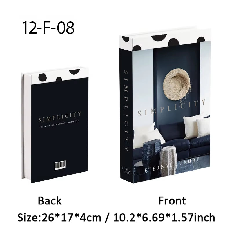 Luxury Fashion Fake Books Nooks Decorative Matisse Coffee Table Decoration Storage Box Bookshelf Bedroom Aesthetic Home Decor