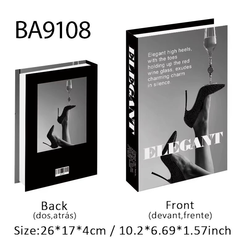 Luxury Fashion Fake Books Nooks Decorative Matisse Coffee Table Decoration Storage Box Bookshelf Bedroom Aesthetic Home Decor