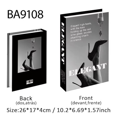 Luxury Fashion Fake Books Nooks Decorative Matisse Coffee Table Decoration Storage Box Bookshelf Bedroom Aesthetic Home Decor