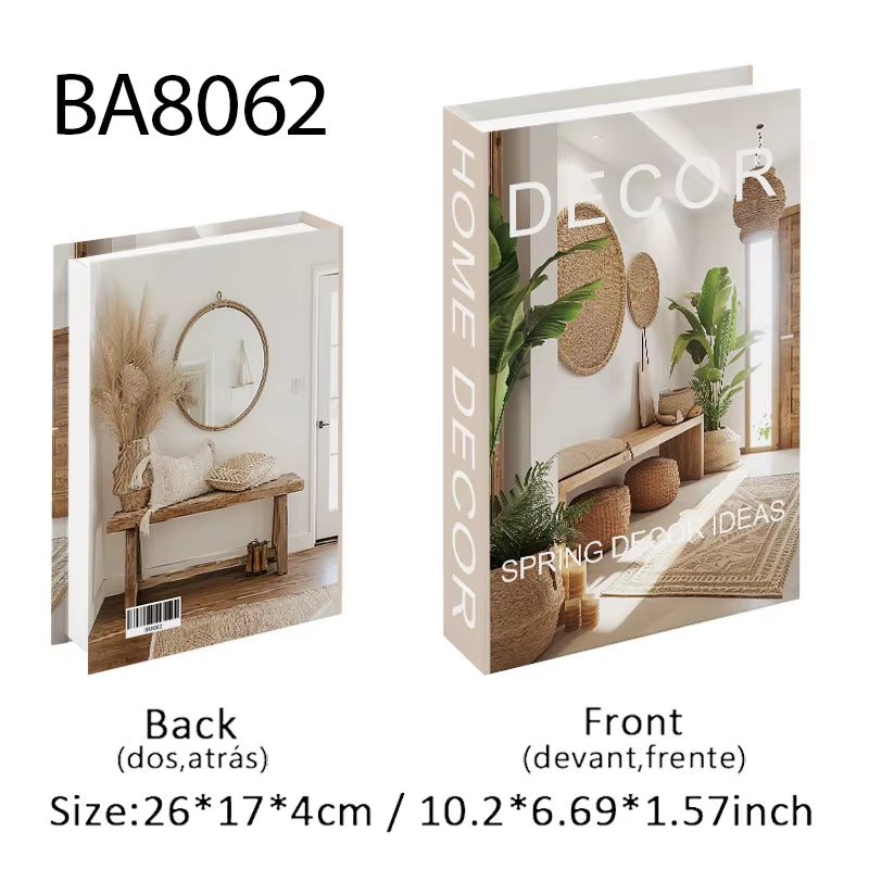 Luxury Fashion Fake Books Nooks Decorative Matisse Coffee Table Decoration Storage Box Bookshelf Bedroom Aesthetic Home Decor