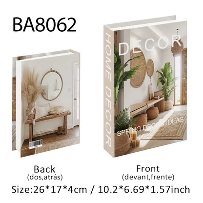 Luxury Fashion Fake Books Nooks Decorative Matisse Coffee Table Decoration Storage Box Bookshelf Bedroom Aesthetic Home Decor