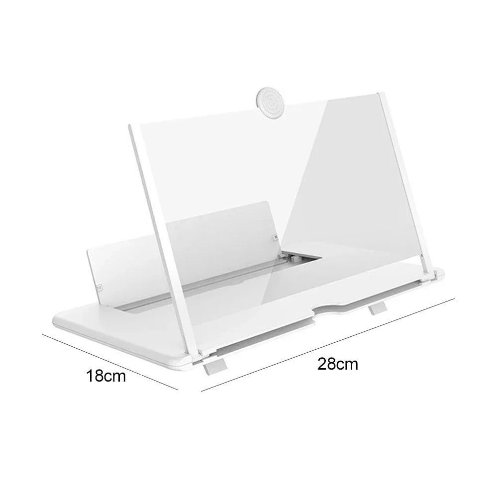 8/14 Inch 3D Screen Amplifier Mobile Phone Screen Video Magnifier for Smartphone Enlarged Screen Phone Stand Bracket Mobile