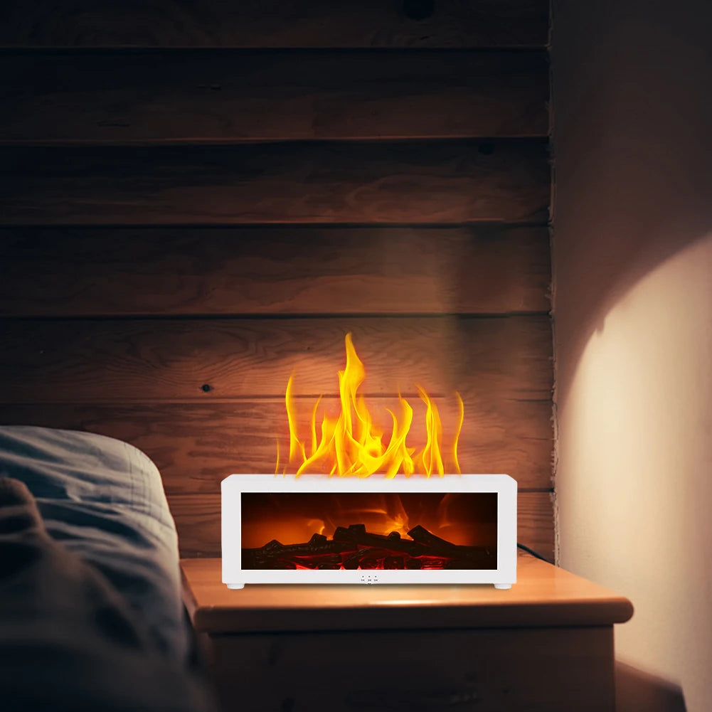 Bedroom Lasting Fragrance Machine Remote Control Mini Home Fragrance Diffuser Colorful Light Flame Essential Oil Diffuser Timing