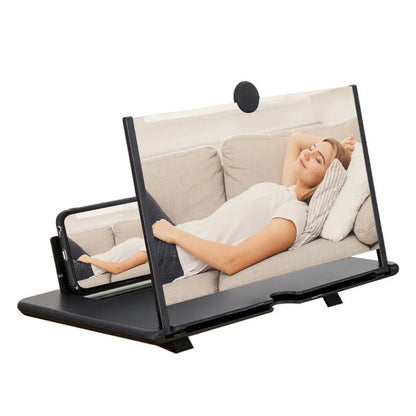 8/14 Inch 3D Screen Amplifier Mobile Phone Screen Video Magnifier for Smartphone Enlarged Screen Phone Stand Bracket Mobile