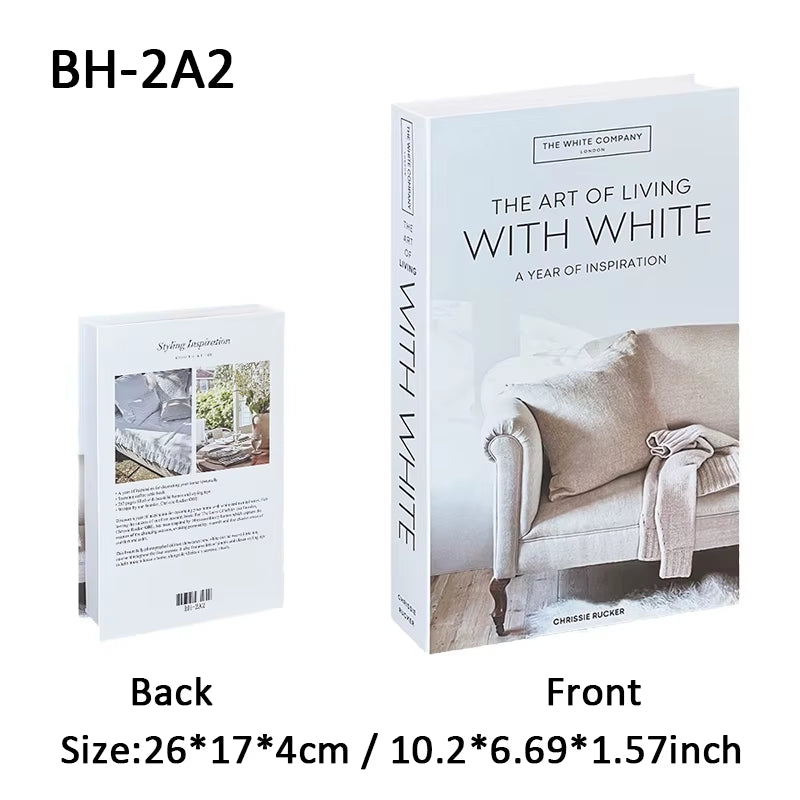 Luxury Fashion Fake Books Nooks Decorative Matisse Coffee Table Decoration Storage Box Bookshelf Bedroom Aesthetic Home Decor