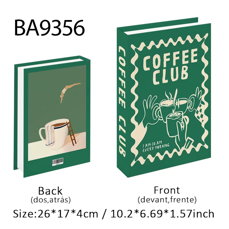 Luxury Fashion Fake Books Nooks Decorative Matisse Coffee Table Decoration Storage Box Bookshelf Bedroom Aesthetic Home Decor