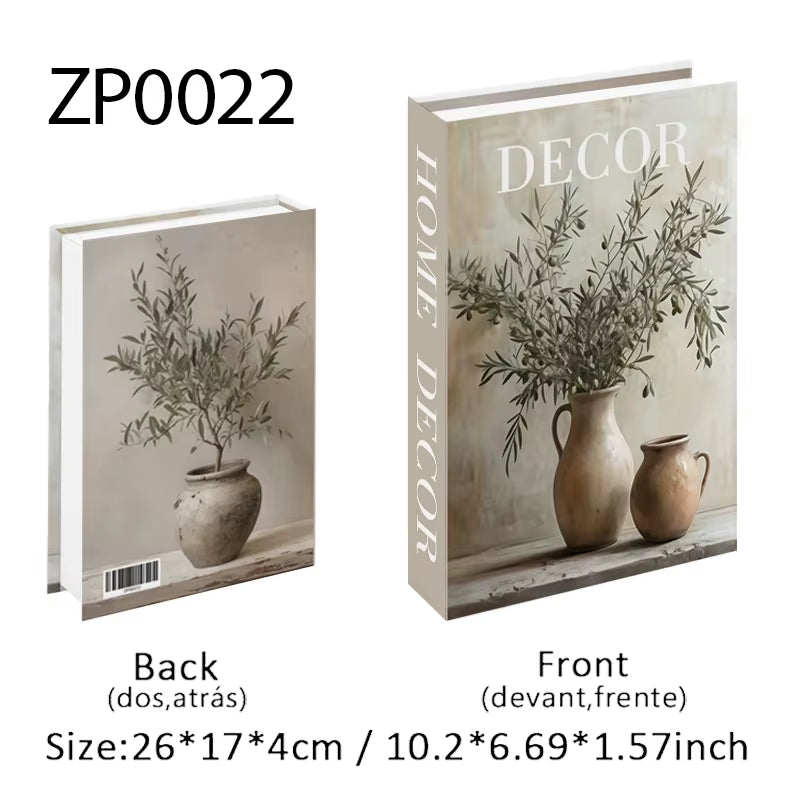 Luxury Fashion Fake Books Nooks Decorative Matisse Coffee Table Decoration Storage Box Bookshelf Bedroom Aesthetic Home Decor