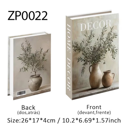 Luxury Fashion Fake Books Nooks Decorative Matisse Coffee Table Decoration Storage Box Bookshelf Bedroom Aesthetic Home Decor