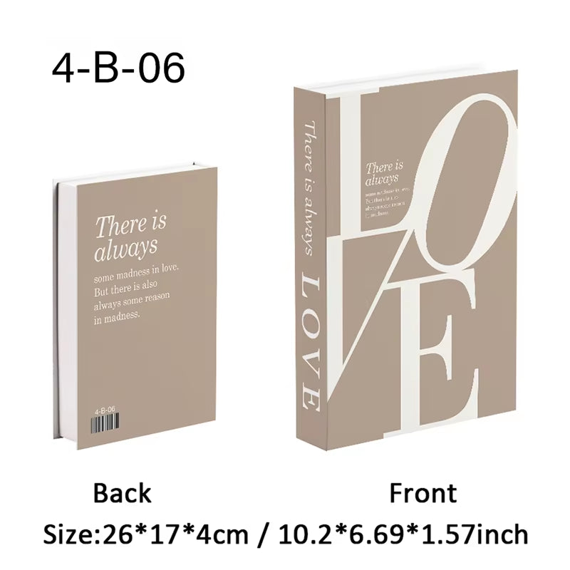 Luxury Fashion Fake Books Nooks Decorative Matisse Coffee Table Decoration Storage Box Bookshelf Bedroom Aesthetic Home Decor