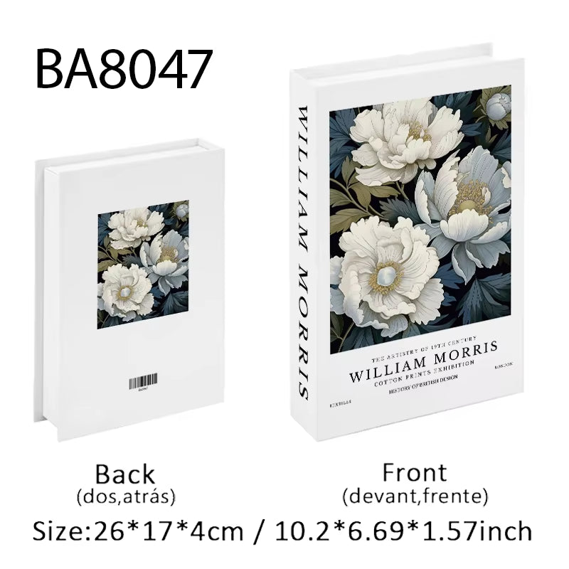 Luxury Fashion Fake Books Nooks Decorative Matisse Coffee Table Decoration Storage Box Bookshelf Bedroom Aesthetic Home Decor