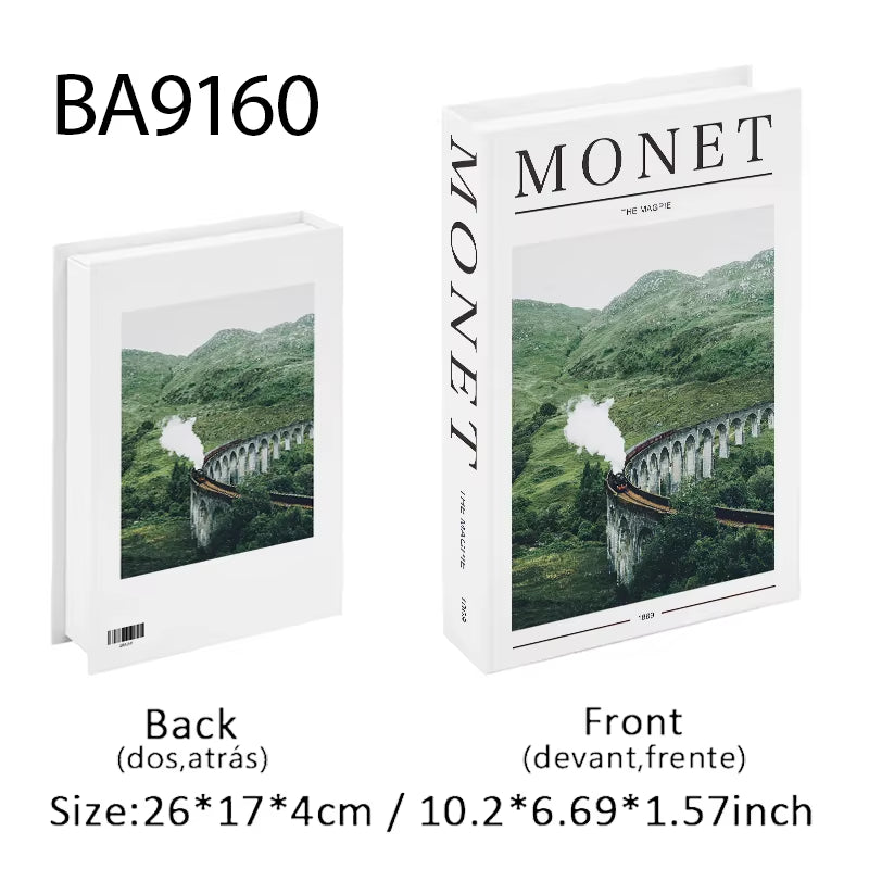 Luxury Fashion Fake Books Nooks Decorative Matisse Coffee Table Decoration Storage Box Bookshelf Bedroom Aesthetic Home Decor