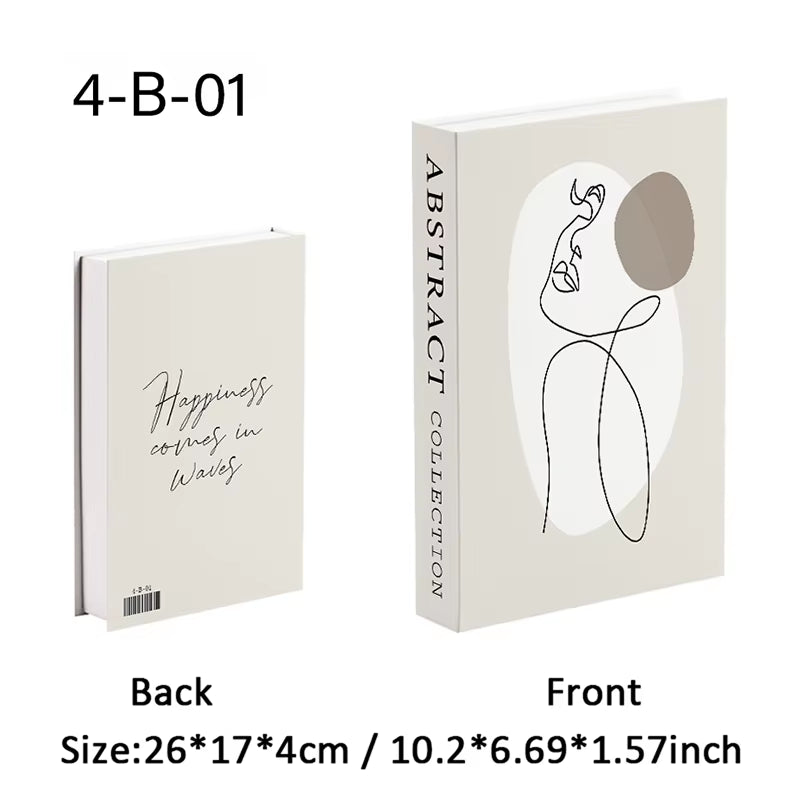 Luxury Fashion Fake Books Nooks Decorative Matisse Coffee Table Decoration Storage Box Bookshelf Bedroom Aesthetic Home Decor