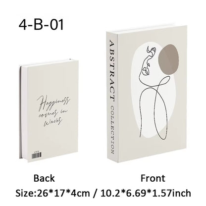 Luxury Fashion Fake Books Nooks Decorative Matisse Coffee Table Decoration Storage Box Bookshelf Bedroom Aesthetic Home Decor