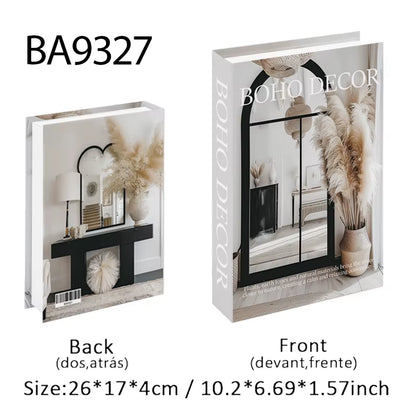 Luxury Fashion Fake Books Nooks Decorative Matisse Coffee Table Decoration Storage Box Bookshelf Bedroom Aesthetic Home Decor